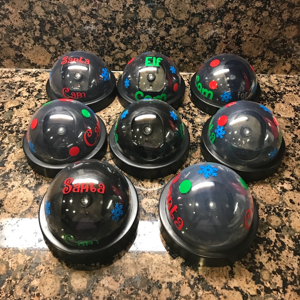 Santa or elf dummy cam.  Really lights up